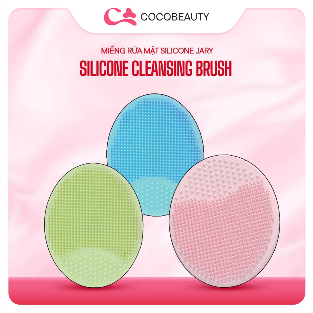 Miếng Rửa Mặt Silicone Jary Silicone Cleansing Brush - SC01 - SC02