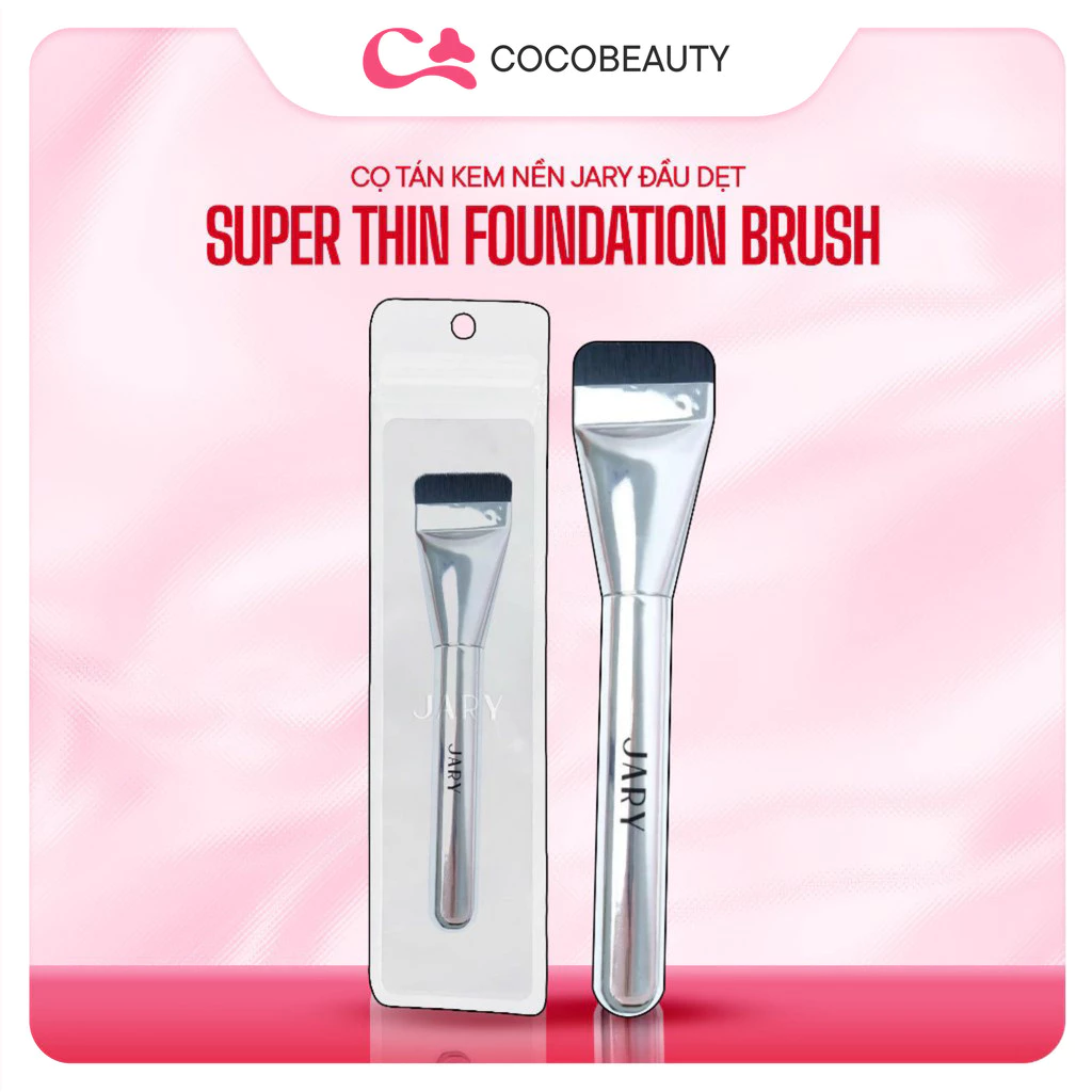 Cọ Tán Kem Nền Jary Super Thin Foundation Brush, Cọ Tán Kem Nền Đầu Dẹt Jary