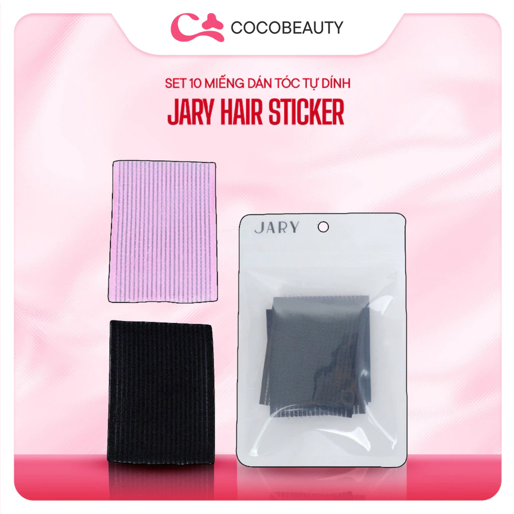 Set 10 Miếng Dán Tóc Tự Dính Jary Hair Sticker