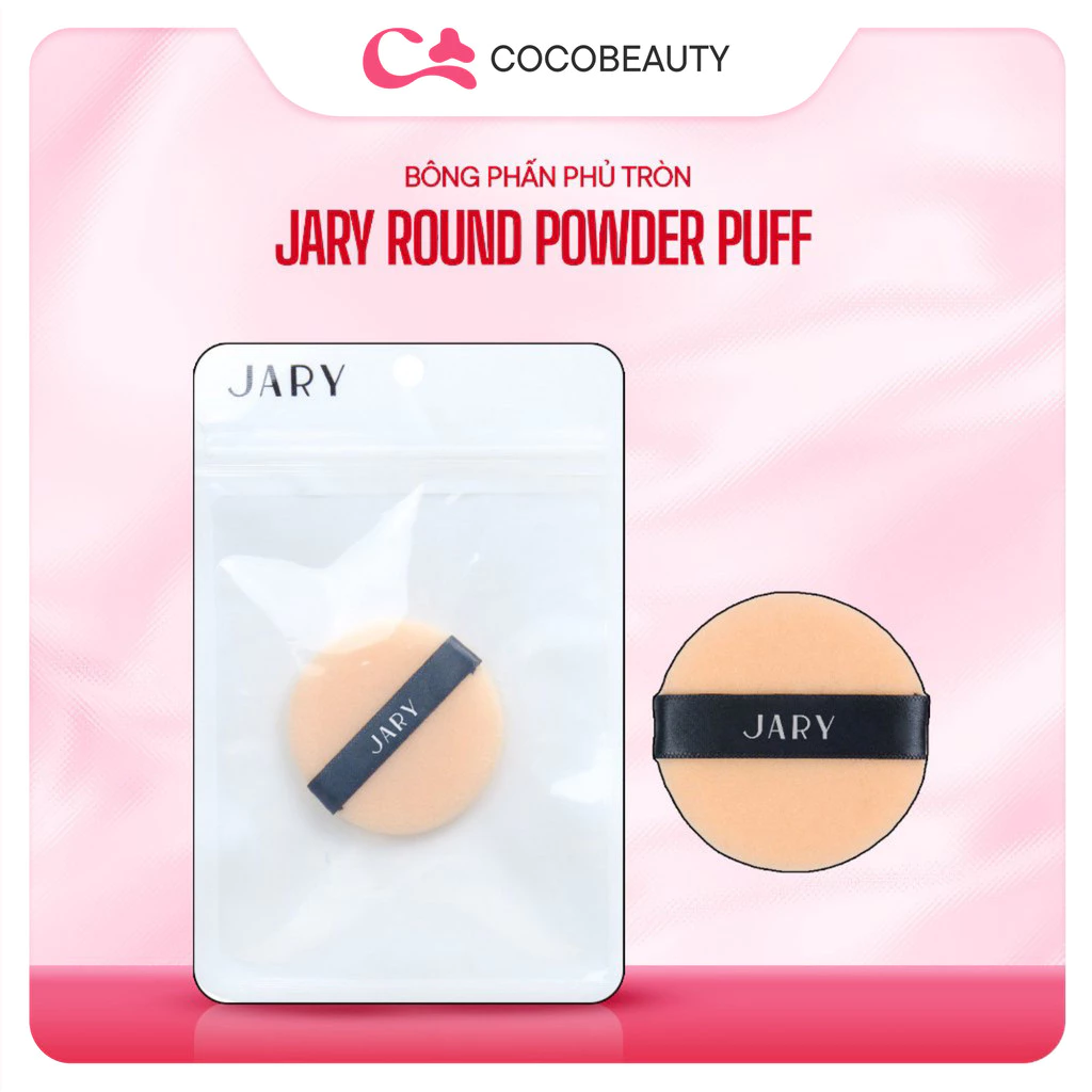 Bông Phấn Phủ Jary Round Powder Puff