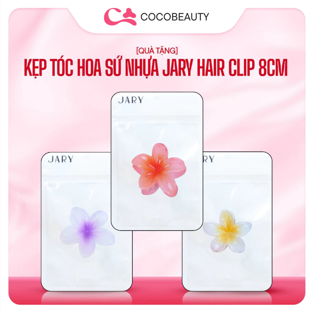 [QUÀ TẶNG] Kẹp Tóc Hoa Sứ Nhựa Jary Hair Clip - 8cm