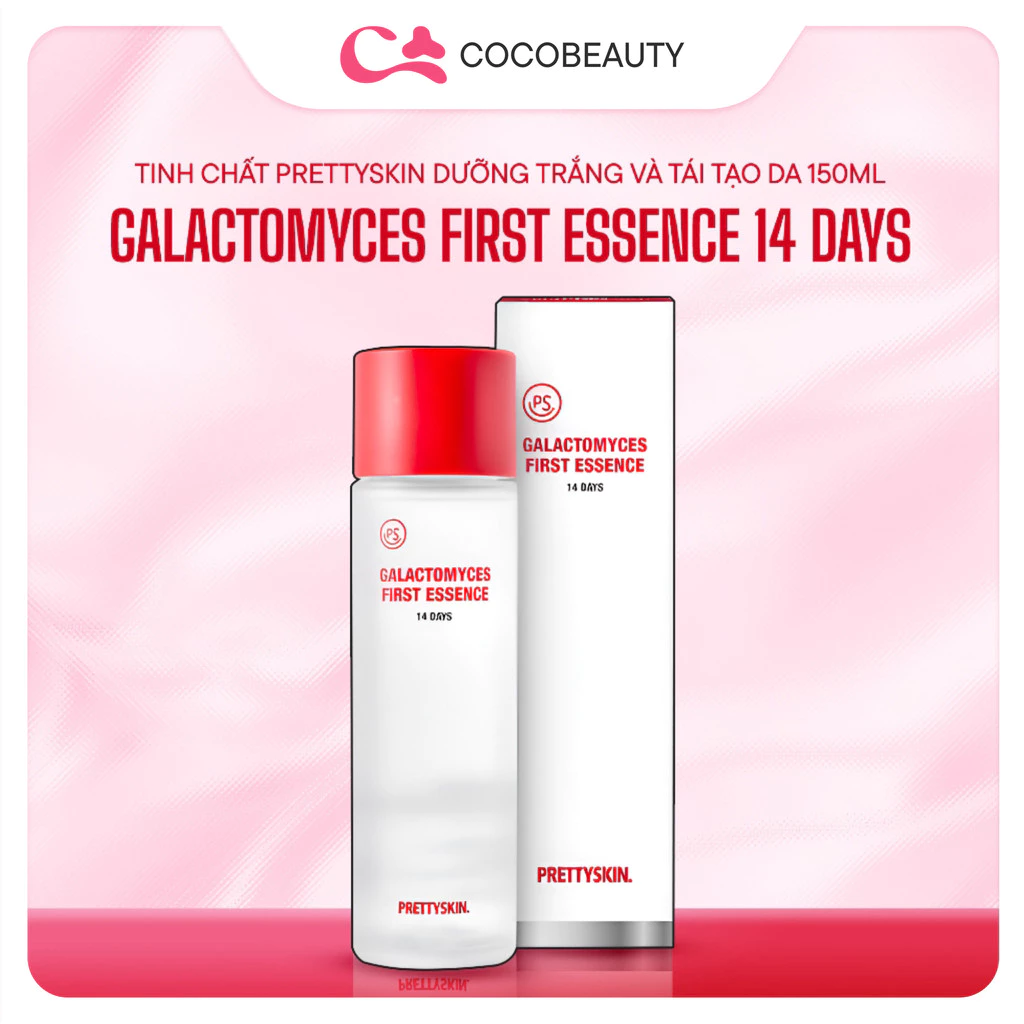 Nước Hoa Hồng Dưỡng Trắng Và Tái Tạo Da Pretty Skin Galactomyces First Essence 14 Days 150ml