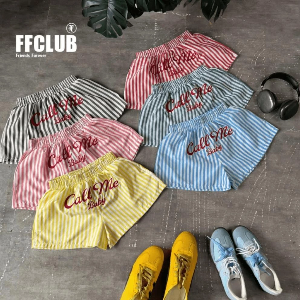 QUẦN SHORT KATE MÙA HÈ LOGO THÊU CALLME TDSCLUB MIX