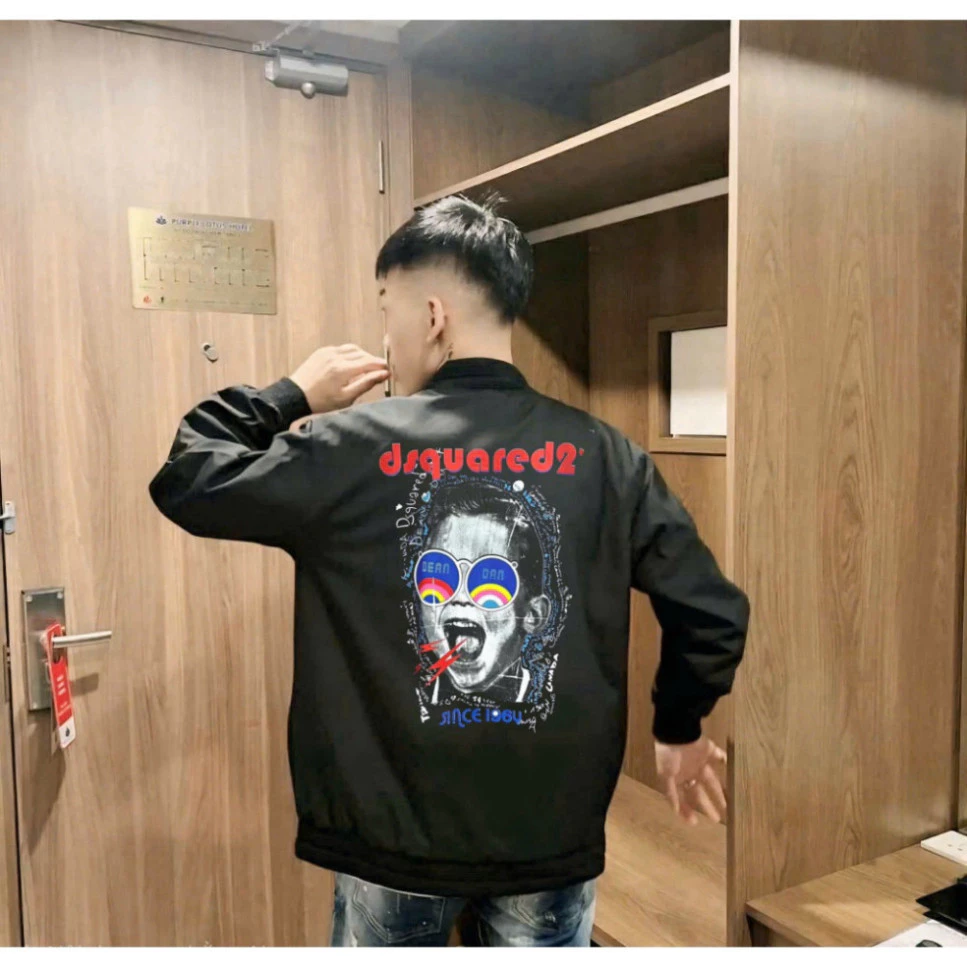 Khoác Gió Dsquared2 Cho Nam Nữ 89 - Chất Liệu Vải Gió 2 Lớp Dày Dặn, Cổ Bo Gân Xu Hướng 2026``` Hot trend 2025
