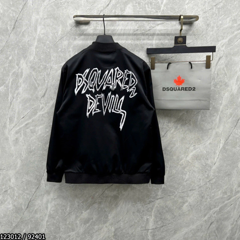Áo Khoác Bomber DSQ2 ICON Bản Cao Cấp 2 Lớp.Cổ Bo Tay Bo,Chất Vải Chống Nhăn Chống Xù Hot Hit 2025 Hot Trend 2025