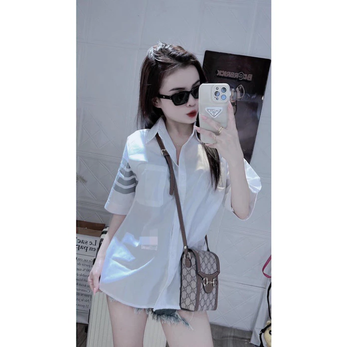 Áo sơ mi viền tay chuẩn fom cá tính,phù hợp như ở nhà,đi học,đi chơi,du lịch,thể thao,làm quà tặng... Hot trend 2025