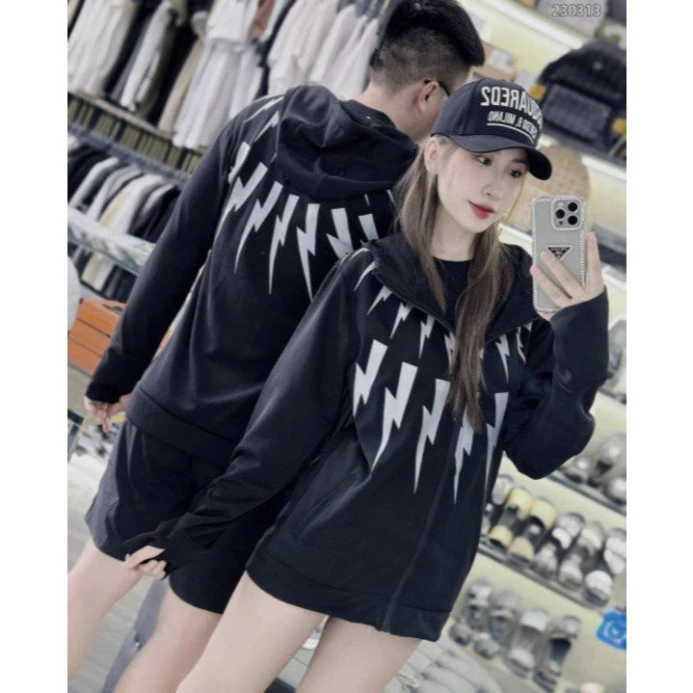 Áo Chống Nắng Nam Nữ Tia Set Logo In Nhiệt Cực Nét Chất Liệu Vải Thoáng Mát Chống Tia UV Cao Cấp Cực Hottrend Hot trend