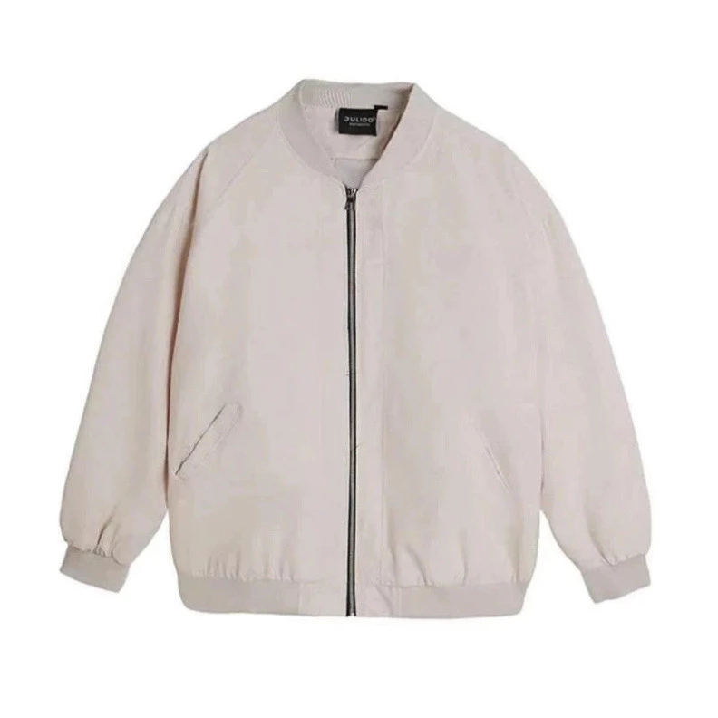 Áo khoác bomber nam nữ dáng trơn siêu bóng from rộng mặc chống gió siêu tốt Hot Trend