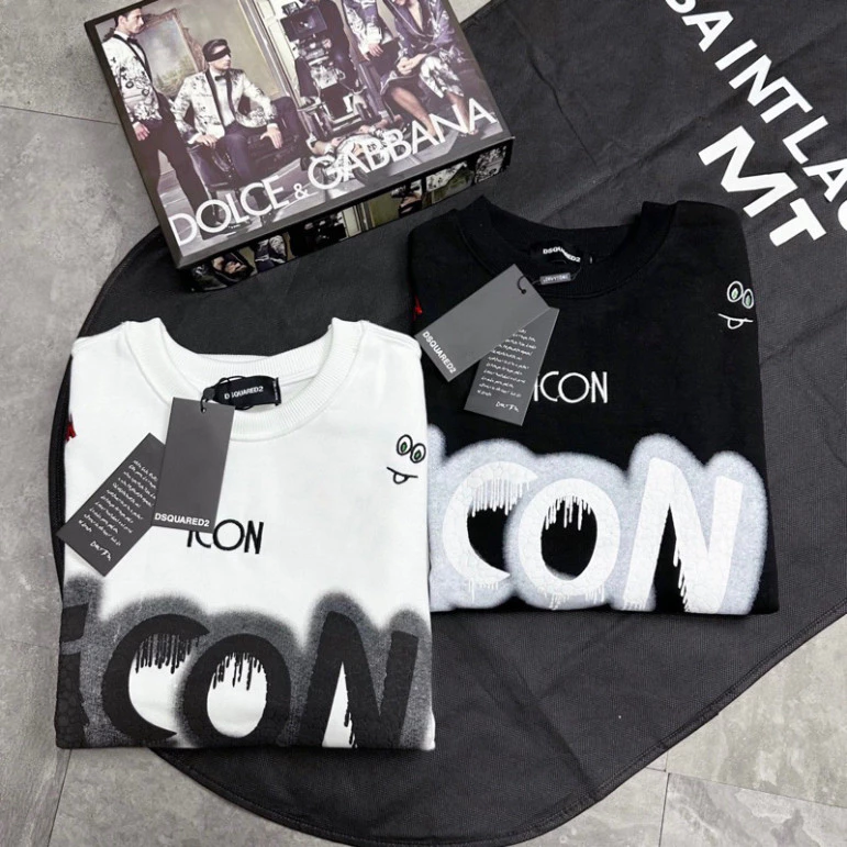 Áo Khoác Sweater HDSHOP ICON Cho Nam Nữ, Chất Liệu Cotton Nỉ Cao Cấp, Form Rộng, Cổ Tròn, Dài Tay, Local Brand. Boy Phố