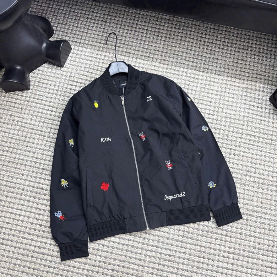 Áo Khoác Bomber Nam Dù 2 Lớp Thêu ICON D2 – Kiểu Dáng Đẹp và Cá Tính cho Phái Mạnh Boy Phố 2025