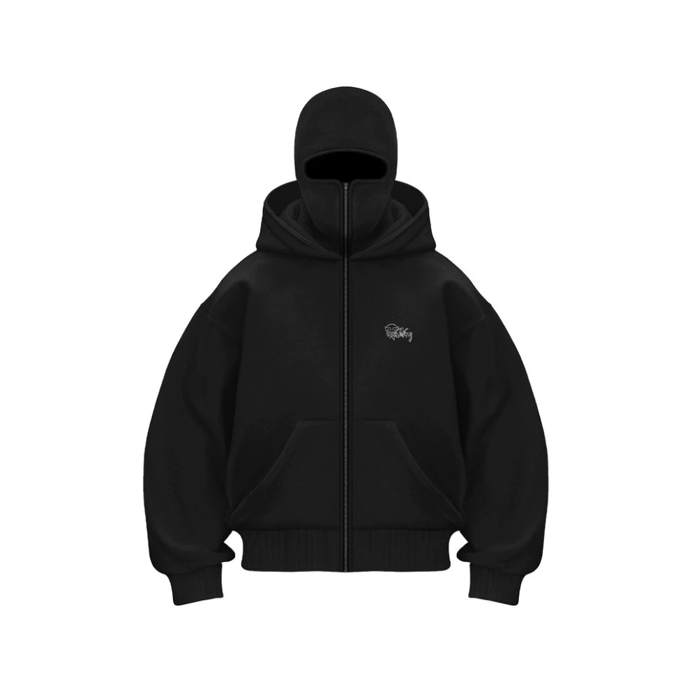[HOT] Áo Hoodie Balaclava mùa thu đông 2025, thiết kế năng động với 2 mũ trùm đầu, phong cách trẻ trung, áo dài tay nam.