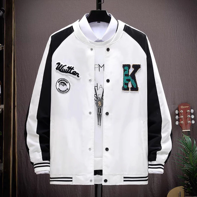 ```ÁO KHOÁC NỈ HOODIE THÊU CHỮ K PHONG CÁCH BOMBER ĐƯỢC YÊU THÍCH NĂM NAY```