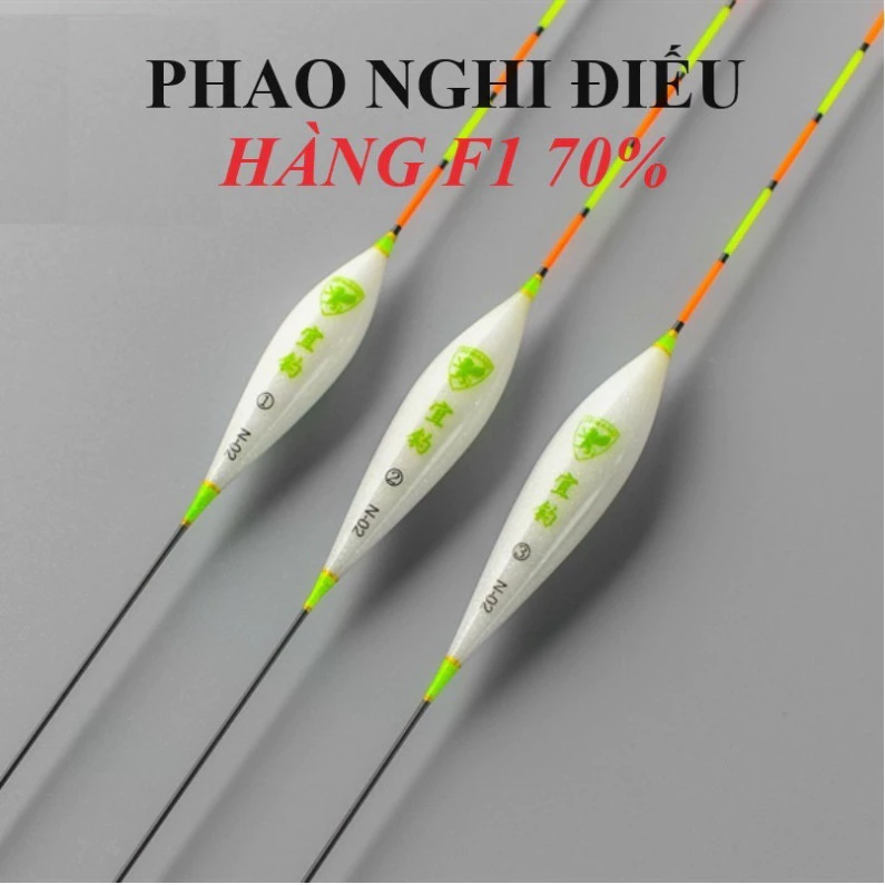 Phao Nghi Điếu Hàng F1, Phao câu cá nghi điếu, tăm dẹt sáng nét, độ hoàn thiện cao, tín hiệu nhạy azzzx