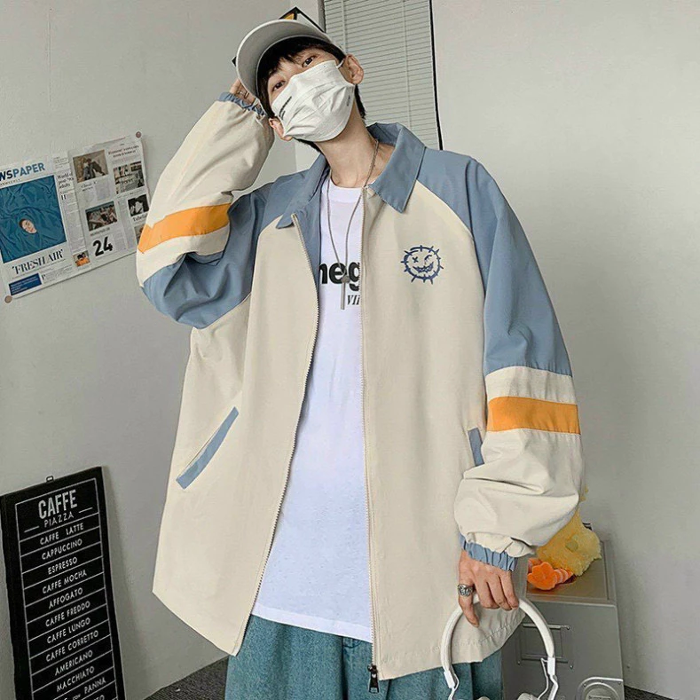 áo ấm Áo khoác dù bomber đa năng nam nữ 2 lớp kiểu mặt trời nhỏ, thời trang hottrend mới nhất.  mùa đông