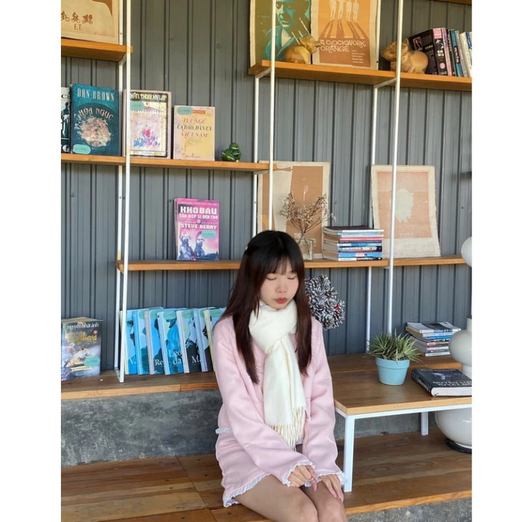 khăn kiểu Khăn choàng len cashmere màu trơn thu đông nam nữ MC & MO - Mã CA02 từ The Collar Box.