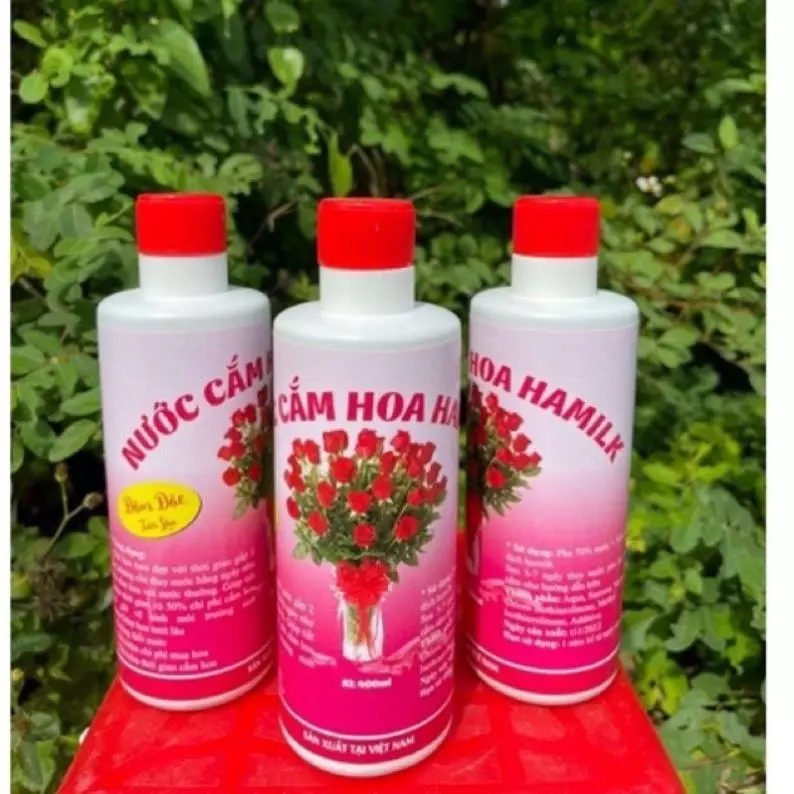 Nước cắm hoa giữ hoa tươi lâu,lọ to 400ml nước chăm sóc hoa và cây không bị thối giữa
