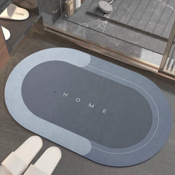 Thảm Lau Chân Silicon Chống Trơn Trượt Thấm Hút Nhanh - Thảm Nhà Bếp Cao Cấp Tiện Lợi HGHOME