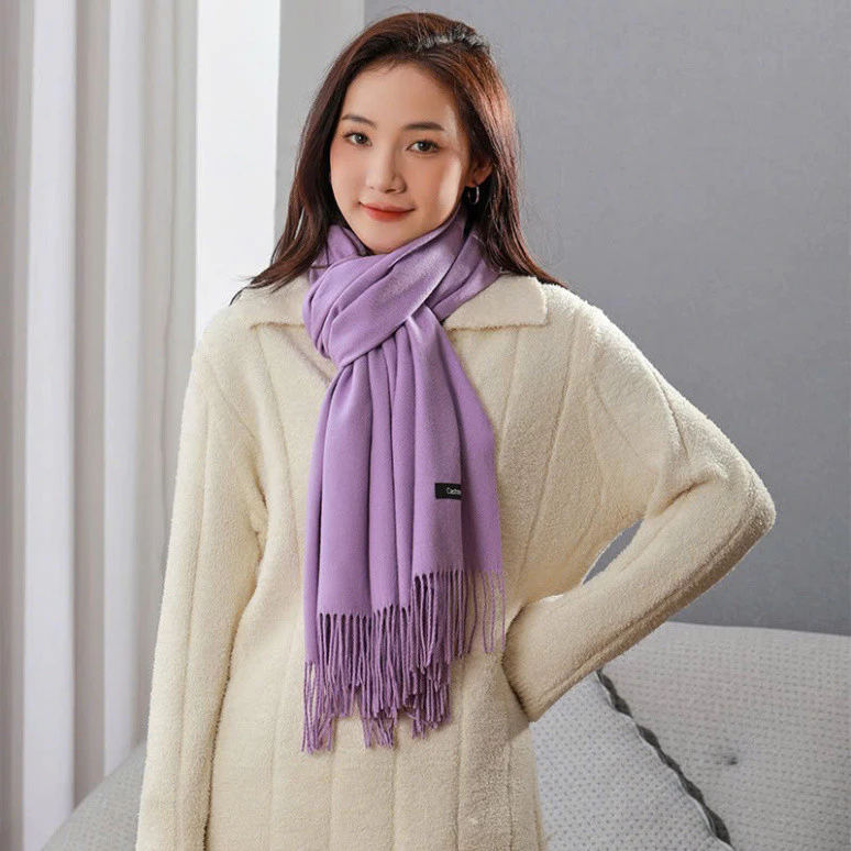 Khăn quàng cổ HUMI: Lớp áo ấm áp từ len cashmere, quà tặng tuyệt vời mùa đông!