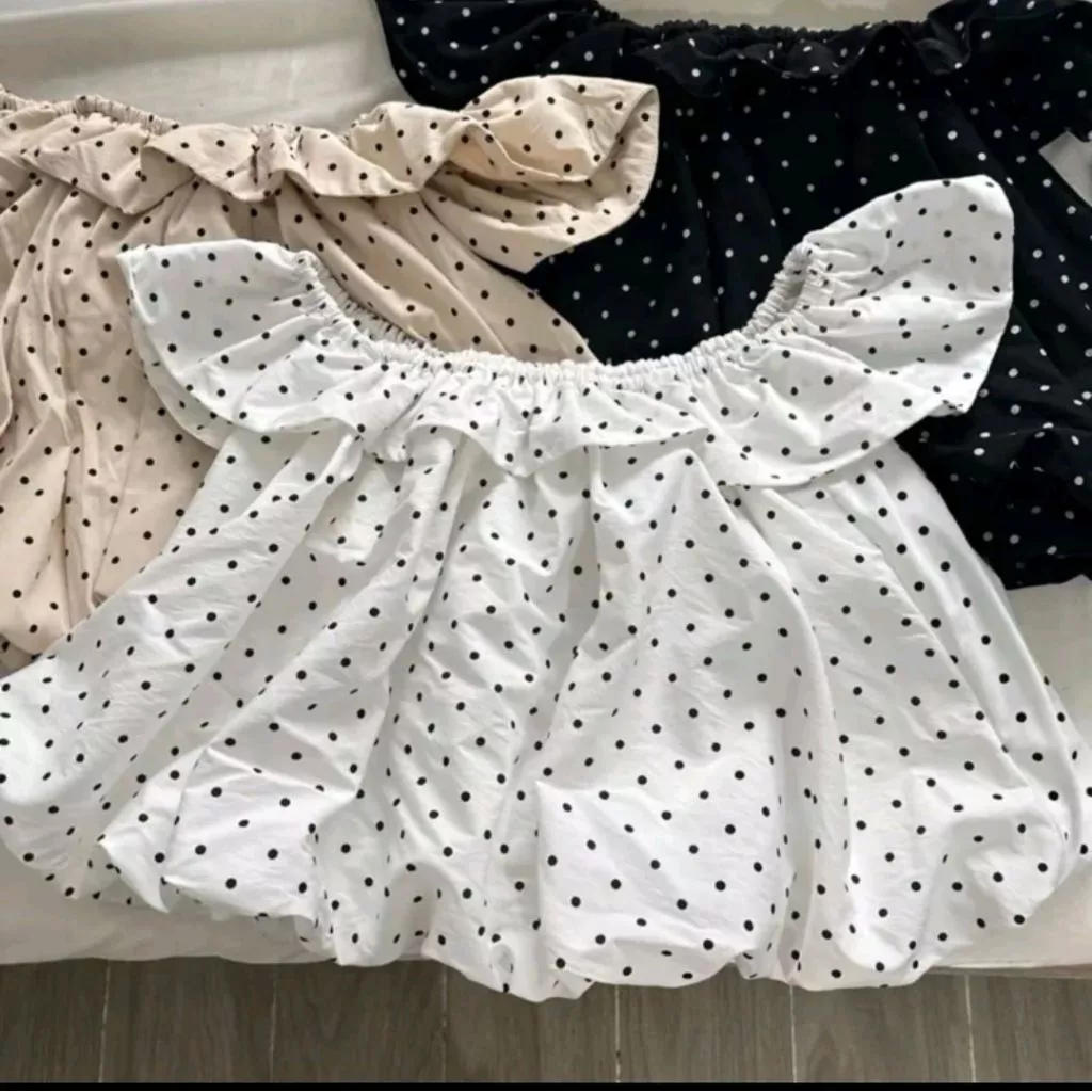 ÁO BẸT VAI DÁNG BÍ BÈO NGUC CO GIÃN DỄ MẶC DỄ PHỐI ĐỒ NHIỀU MÀU VỪA DỄ THƯƠNG VỪA XINH