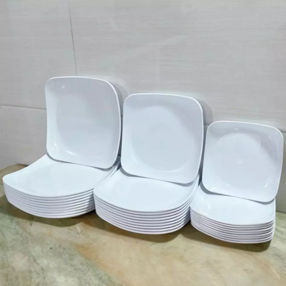 (Xuất VAT) Đĩa Nhựa Vuông Lòng Sâu Việt Nhật 1213 Đĩa Phíp Nhựa ABS Dày Dặn Nhiều Kích Cỡ