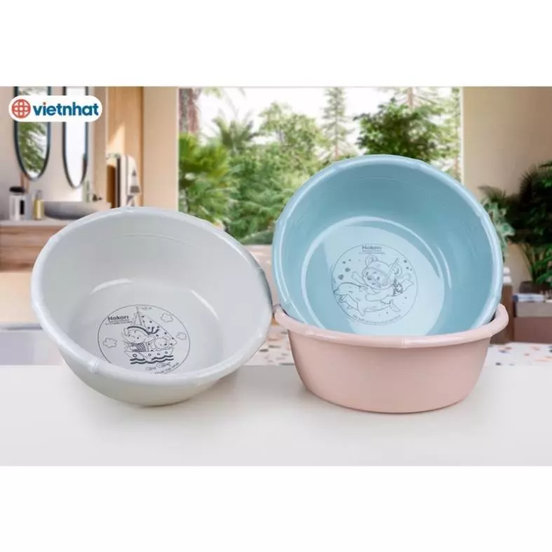(Xuất VAT) Chậu đốt trúcHokori . Chậu rửa mặt Việt Nhật cao cấp