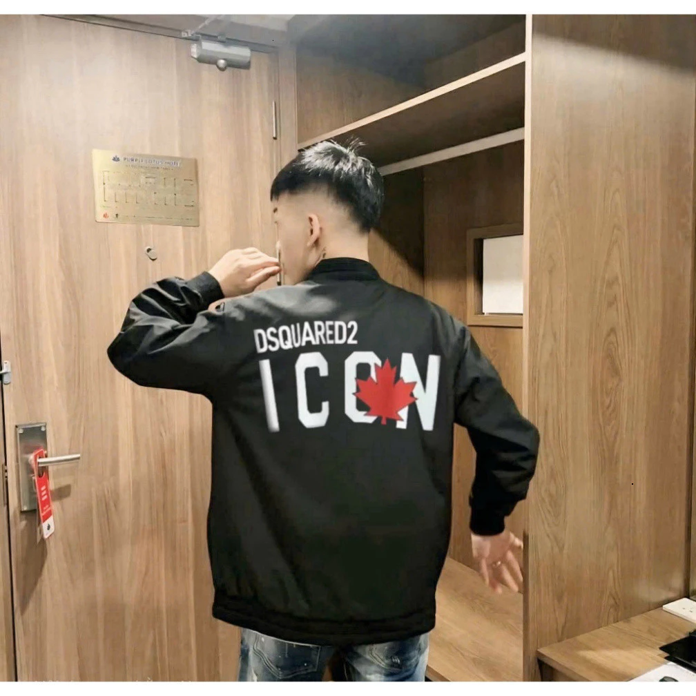 Áo Gió Bomber ICon Lá Đỏ Basic 49 Chất Liệu Gió 2 Lớp Dày Dặn, có Tag Mác Thẻ Bài Hàng Quảng Châu -2k6  2025