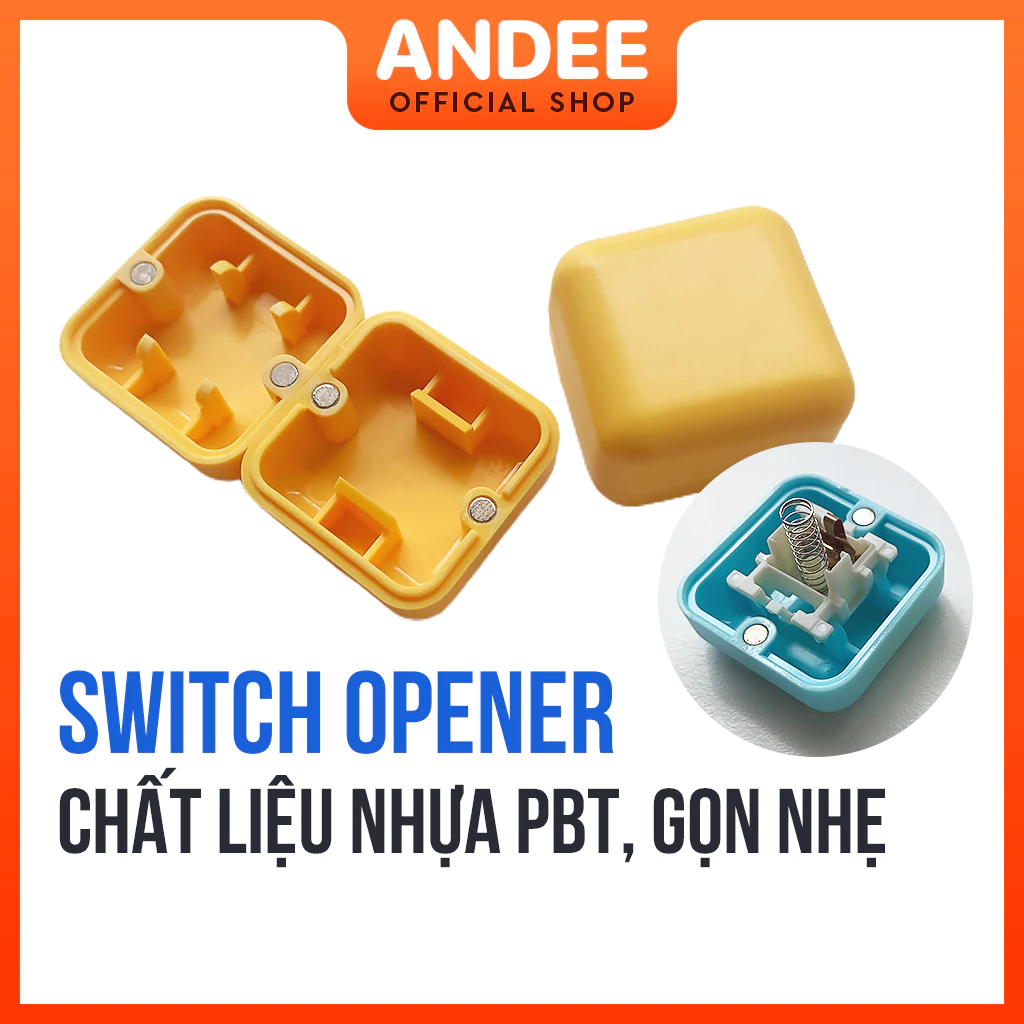 Switch opener nhựa PBT dụng cụ mở switch 2 in 1 cho bàn phím cơ