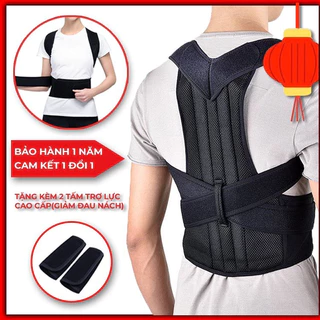 ✈️[Freeship] Đai chống gù lưng nam nữ Back Pain [Tặng kèm 2 tấm trợ lực]