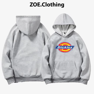 áo Hoodie Dickies nỉ cotton form rộng unisex, Hoodie dáng rộng dài tay, phong cách thể thao đường phố, Zoeclothing