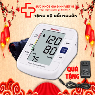 Máy đo huyết áp Sinocare BA-801 Công nghệ Đức [Nói tiếng Việt] Tặng bộ đổi nguồn