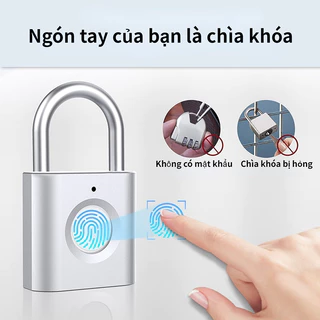 khóa vân tay ổ khoá chống trộm smart lock ổ khóa mini Thích hợp Vali Cửa Khóa Không cần chìa khóa
