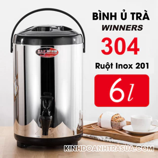 Bình Ủ Trà 6L Winner - Ruột Inox 304