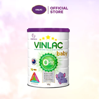 Sữa bột Vinlac số 0 900g (0-12m)