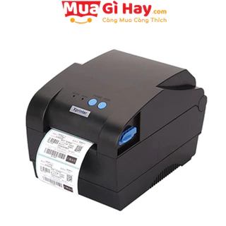 Máy in mã vạch Xprinter 365B 2 chức năng in bill nhiệt và tem decal đơn hàng - Hàng Chính Hãng