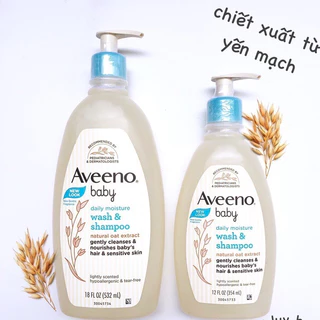 Sữa tắm gội cho bé Aveeno Baby chai 532ml