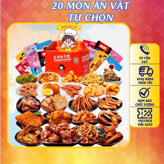 ⭐SET 20 đồ ăn vặt siêu cay tự chọn