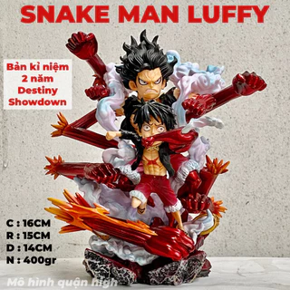 Mô hình Snake Man Luffy bản kỉ niệm 2 năm Destiny Showdown - Mô hình Luffy snakeman 16CM - Luffy G5 - One piece figure