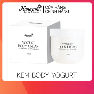 [CHÍNH HÃNG HANAYUKI] Kem Body Sữa Chua Yogurt Body Cream Hanayuki 110ml