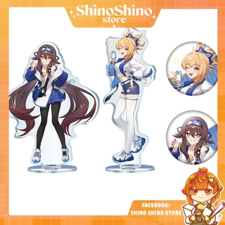 [có sẵn] mô hình nhân vật standee acrylic Genshin Impact lawson Hutao Yoimiya chính hãng từ official shop