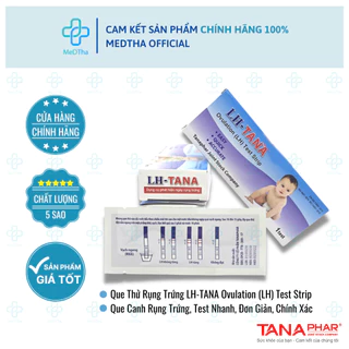 Que Thử Rụng Trứng LH TANA - Que Canh Rụng Trứng, Phát Hiện Nhanh, Đơn Giản, Chính Xác (Hộp 1 Que) [Chính Hãng]