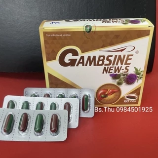 Bổ gan Green Liver GAMBSINE NEW-S hộp 60 viên hỗ trợ thanh nhiệt mát gan, tăng cường chức năng gan