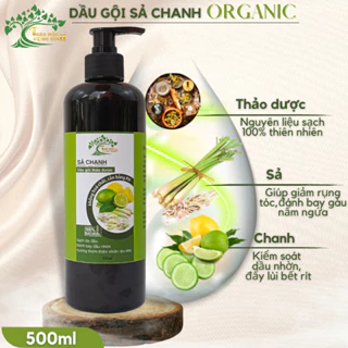 Dầu gội thảo dược Sả Chanh 500ml- Sạch da đầu đánh bay dầu nhờn, gàu, nấm, ngứa