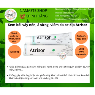 [LINK MỚI] Kem Bôi Vẩy Nến, Á Sừng. Viêm Da Cơ Địa Ấn Độ - Atrisor Topical Cream (DATE XA 2025)