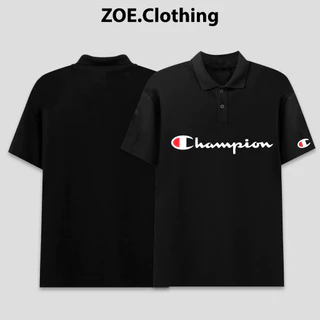 Áo polo nam Champion, áo thun có cổ nam nữ unisex, ZOE.Clothing