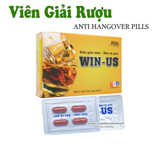 Viên Giải Rượu Win-US, hộp 4 viên