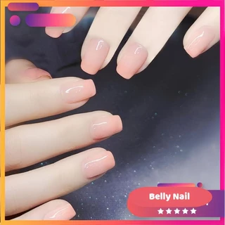 móng tay giả kèm keo belly Nails bộ 24 móng kèm keo