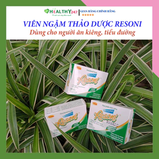 Viên ngậm/Kẹo thảo dược Resoni hộp 46g