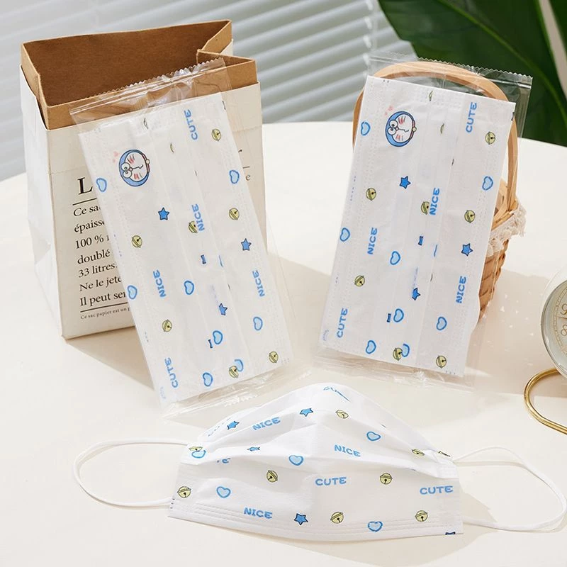 [ Set 5 Cái ] Khẩu trang in hình dễ thương dành cho bé và size người lớn