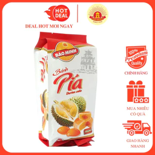 Bánh Pía Đậu Xanh Sầu Riêng Trứng Bảo Minh Gói 300G được làm theo bí quyết Sóc Trăng