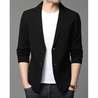 áo khoác, áo khoác nam dáng vest trưởng thành và tinh tế năng động, chất vải dày dặn - T5
